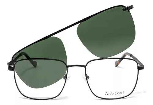 [VAL.40208.0BLK.56] Aldo Conti Armazón Oftálmico Clip-On