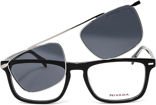 [VNV.31614.0BLK.53] Nivada Clip-On Armazón Oftálmica