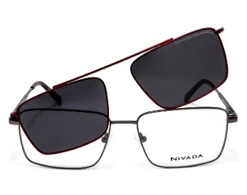 [VNV.X098B.DGUN.57] Nivada Clip-On Armazón Oftálmica