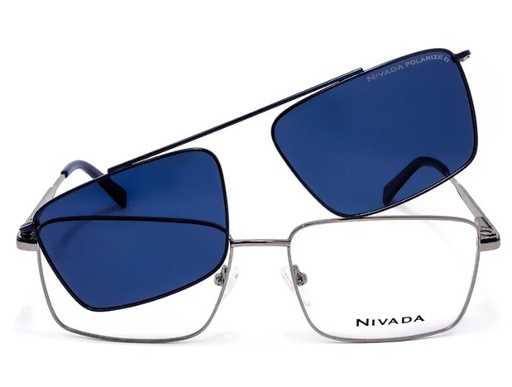 [VNV.X098B.LGUN.57] Nivada Clip-On Armazón Oftálmica