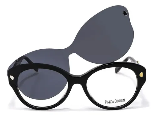 [CPV.X122A.0BLK.53] Pineda Covalin Clip-On Armazón Oftálmico