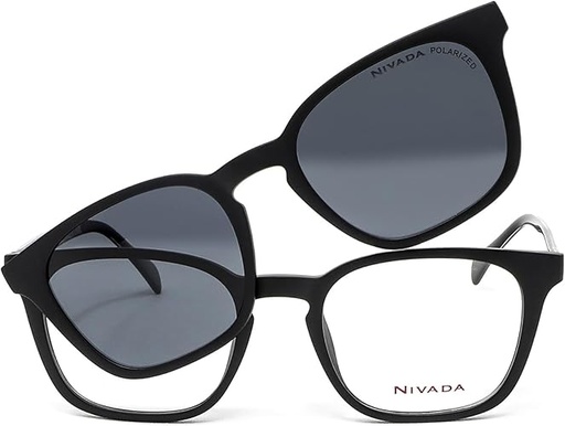 [VNV.31615.0BLK.51C] Nivada Clip-On Armazón Oftálmica